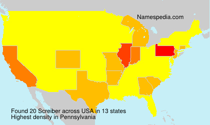 Surname Screiber in USA Surname Screiber in USA