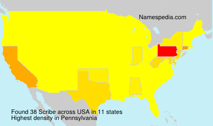 Surname Scribe in USA Surname Scribe in USA