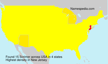 Surname Scrimer in USA Surname Scrimer in USA