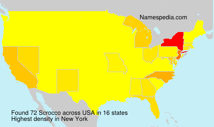 Surname Scrocco in USA Surname Scrocco in USA