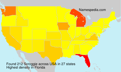 Surname Scroggie in USA Surname Scroggie in USA