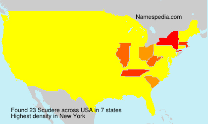 Surname Scudere in USA Surname Scudere in USA