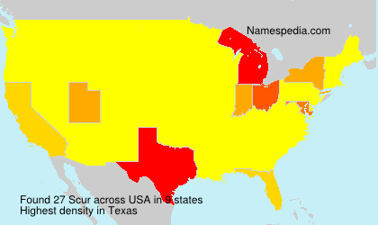 Surname Scur in USA Surname Scur in USA