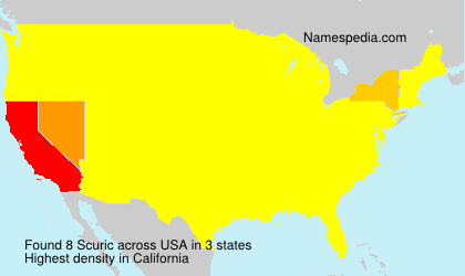 Surname Scuric in USA Surname Scuric in USA