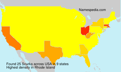 Surname Scurka in USA Surname Scurka in USA