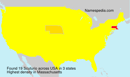 Surname Scuturio in USA Surname Scuturio in USA