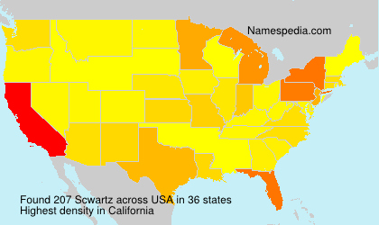 Surname Scwartz in USA Surname Scwartz in USA