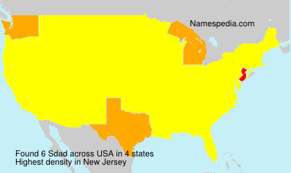 Surname Sdad in USA