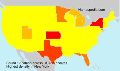 Surname Sdano in USA