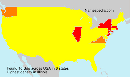 Surname Sdg in USA