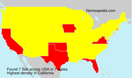Surname Sds in USA