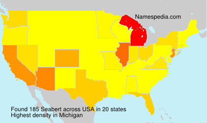 Surname Seabert in USA Surname Seabert in USA
