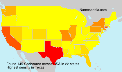 Surname Seabourne in USA Surname Seabourne in USA