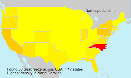 Surname Seabreeze in USA Surname Seabreeze in USA