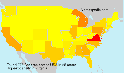 Surname Seabron in USA Surname Seabron in USA
