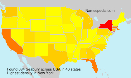 Surname Seabury in USA Surname Seabury in USA