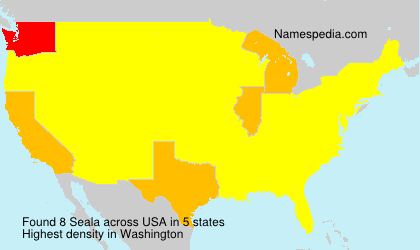 Surname Seala in USA Surname Seala in USA