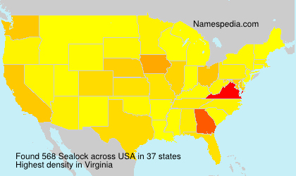 Surname Sealock in USA Surname Sealock in USA