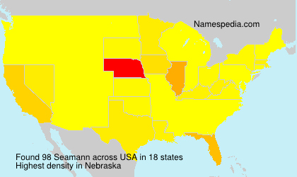 Surname Seamann in USA Surname Seamann in USA