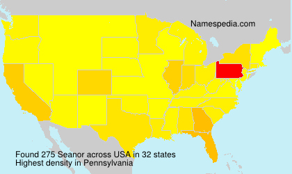 Surname Seanor in USA Surname Seanor in USA