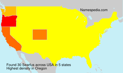 Surname Searfus in USA Surname Searfus in USA