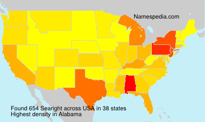 Surname Searight in USA Surname Searight in USA