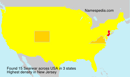 Surname Searwar in USA Surname Searwar in USA