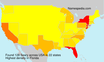 Surname Seary in USA Surname Seary in USA