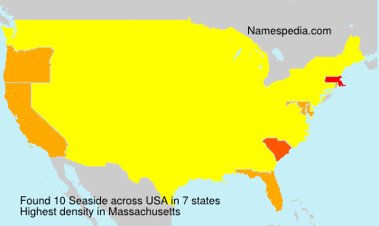 Surname Seaside in USA Surname Seaside in USA