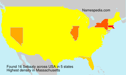 Surname Sebaaly in USA Surname Sebaaly in USA
