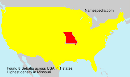Surname Sebalja in USA