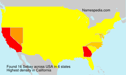 Surname Sebay in USA Surname Sebay in USA