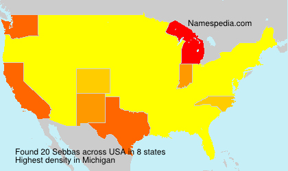 Surname Sebbas in USA Surname Sebbas in USA