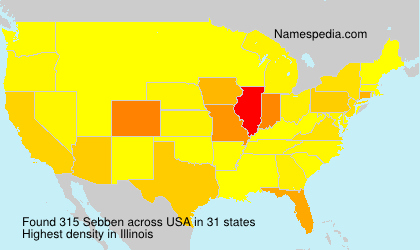 Surname Sebben in USA Surname Sebben in USA