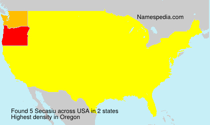 Surname Secasiu in USA Surname Secasiu in USA