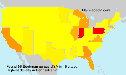 Surname Sechman in USA Surname Sechman in USA