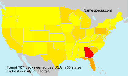 Surname Seckinger in USA Surname Seckinger in USA