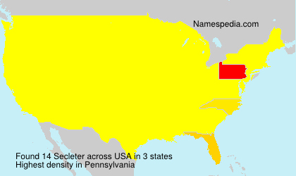 Surname Secleter in USA Surname Secleter in USA