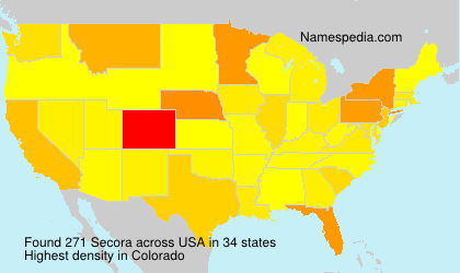 Surname Secora in USA Surname Secora in USA
