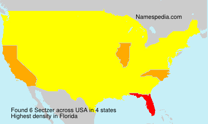 Surname Sectzer in USA Surname Sectzer in USA