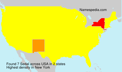Surname Sedal in USA Surname Sedal in USA