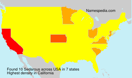 Surname Sedarous in USA Surname Sedarous in USA