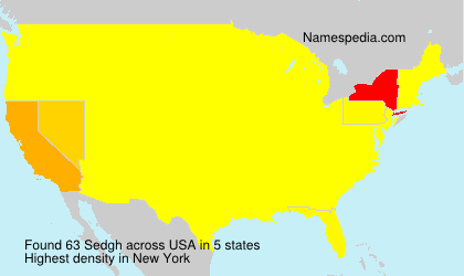 Surname Sedgh in USA Surname Sedgh in USA