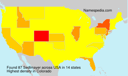 Surname Sedlmayer in USA Surname Sedlmayer in USA