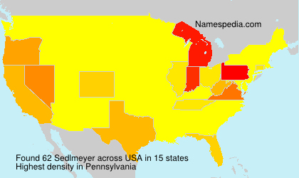 Surname Sedlmeyer in USA Surname Sedlmeyer in USA