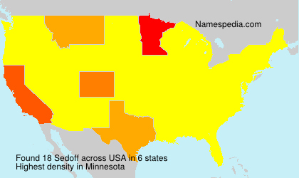 Surname Sedoff in USA Surname Sedoff in USA