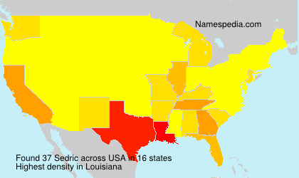 Surname Sedric in USA Surname Sedric in USA