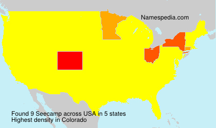 Surname Seecamp in USA Surname Seecamp in USA