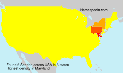 Surname Seedee in USA Surname Seedee in USA