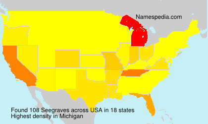 Surname Seegraves in USA Surname Seegraves in USA